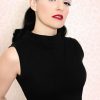 60s Trixie Top in Black