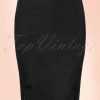 50s Guideing Light Pencil Skirt in Black