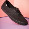 50s Champion Core Text Sneakers in All Black