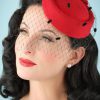 50s Judy Hat in Red