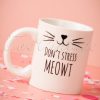 60s Don't Stress Meowt Mug