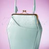 50s To Die For Handbag In Ice Blue