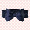 50s Bella Bow Belt in Navy