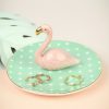 60s Tropical Flamingo Trinket Dish