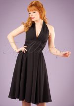 50s Monroe Dress in Black