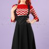 50s Jumper Swing Skirt in Black