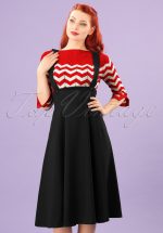 50s Jumper Swing Skirt in Black