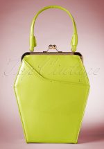 50s To Die For Handbag In Lime