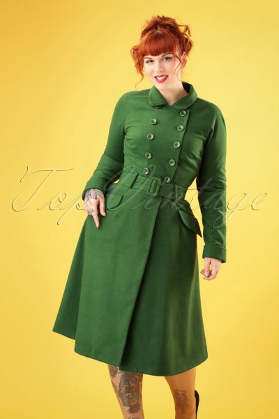 50s Addy Coat in Green