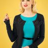 50s Getaway Cardigan in Black