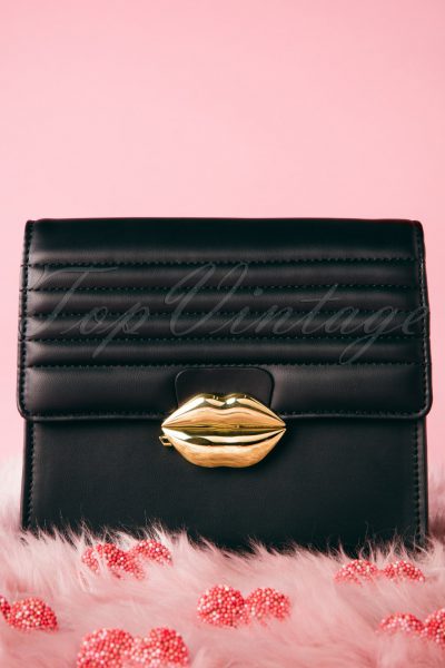 60s Mini Love Handbag in Black