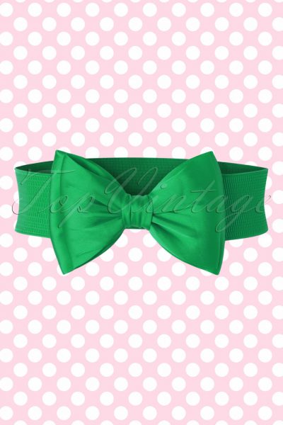 50s Wow to the Bow Belt in Green