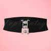 50s Lauren Vintage Stretch Belt in Black
