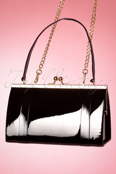 50s The Perfect Date Evening Bag in Black