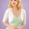 50s Hudson Bolero in Ivory White