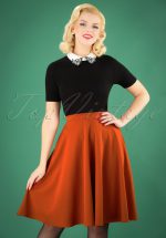 50s Sheila Swing Skirt in Cinnamon