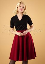 50s Sheila Swing Skirt in Wine