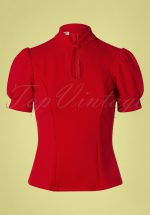 50s Fenna Top in Red