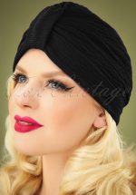 40s Lamarck Turban in Black