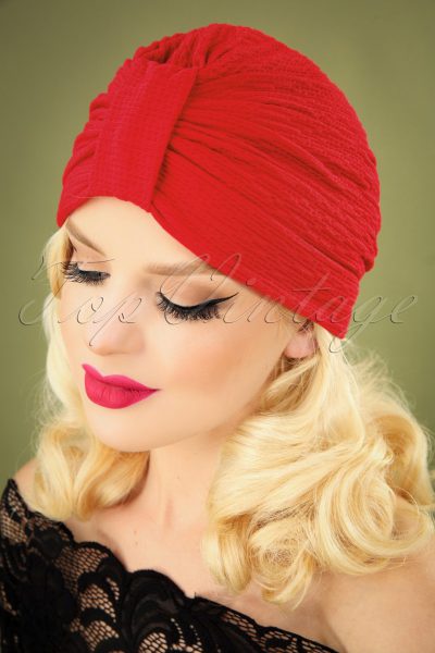40s Chatelet Turban in Red