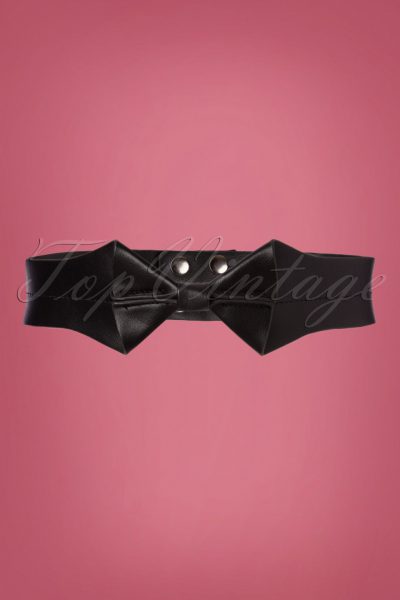 60s Touch of Grace Belt in Black