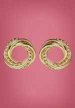 50s Nahum Twisted Earstuds in Gold