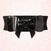 50s Play It Right Bow Belt in Black