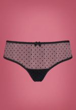 Peekaboo Brazilian Briefs in Black