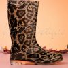 60s Wild Leopard Rain Boots