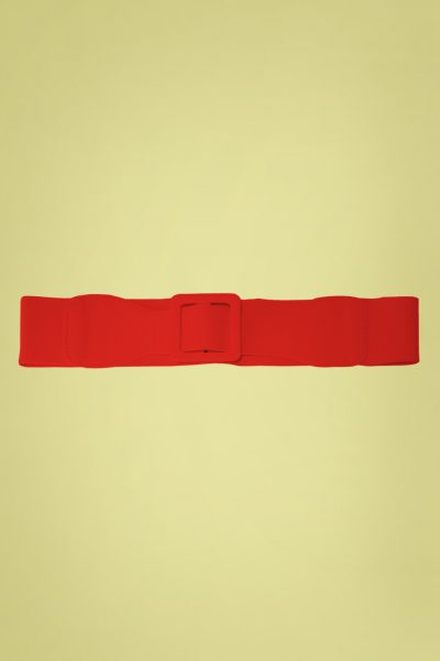 50s Ladies Day Out Square Belt in Red