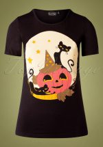 50s Pumkin T-Shirt in Black