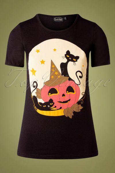 50s Pumkin T-Shirt in Black