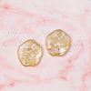 50s Perida Stud Earrings in Gold