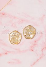 50s Perida Stud Earrings in Gold