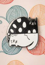 Ying And Yang Cats Enamel Pin