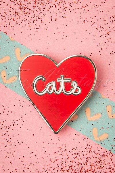 Love Of Cats Enamel Pin