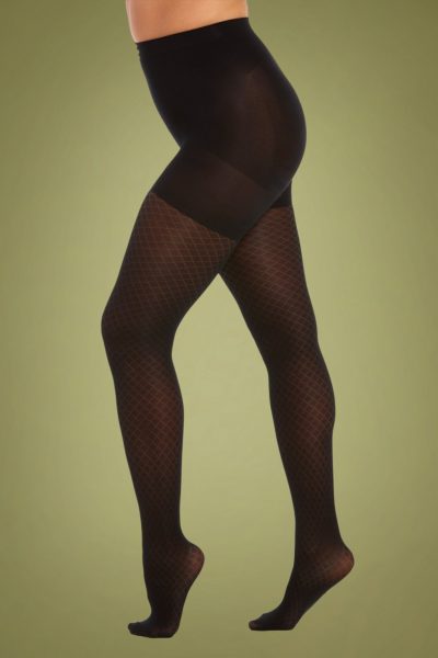 Diamonds Legs Tights in Black