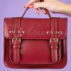 50s Galatee Messenger Bag in Burgundy