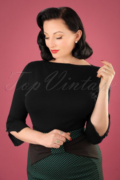 50s Addicted Sweater in Black