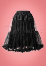 50s Polly Petticoat in Black