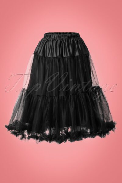 50s Polly Petticoat in Black
