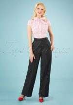 40s Party On Classy Trousers in Black