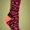 50s Cats Crew Socks