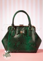 40s Molly Snake Bag in Green