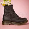 1460 Vonda Softie Floral Boots in Black