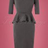 Ava Collaboration ~ 50s Ava Pencil Dress in Grey