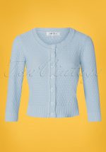 50s Jennie Cardigan in Light Blue