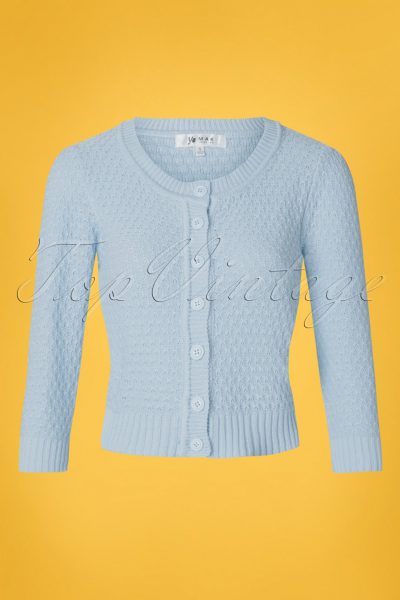 50s Jennie Cardigan in Light Blue