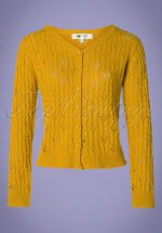 60s Claudia Cardigan in Honey