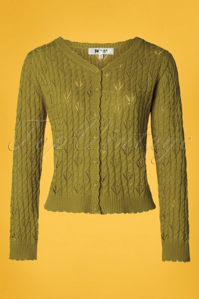 60s Claudia Cardigan in Sage
